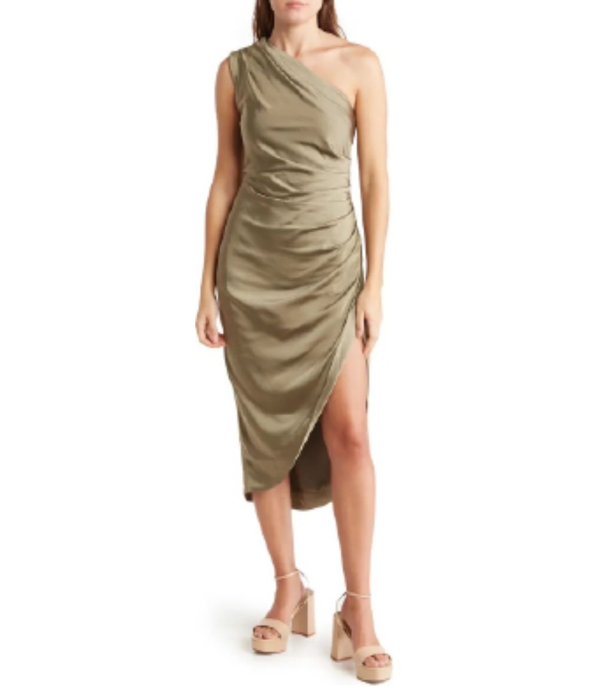 One Shoulder Drape Dress – Gordmans