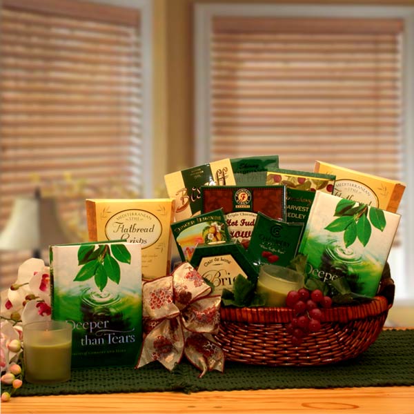 Deeper Than Tears Condolence Gift Basket - sympathy gift baskets - sym ...