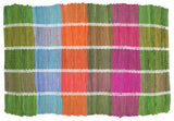 Colored Plaid Doormat