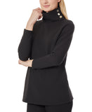 Long Sleeve Mock Neck Pullover