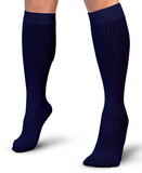 LECHERY RIBBED KNEE-HIGHS