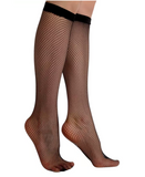 LECHERY FISHNET KNEE-HIGHS