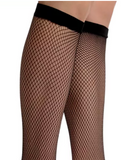 LECHERY FISHNET KNEE-HIGHS