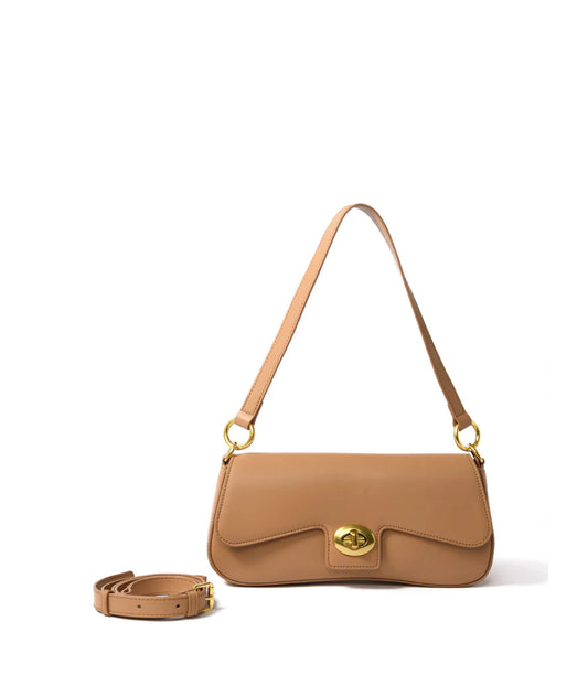 Jacqueline Leather Bag Apricot