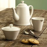 Ripple Teapot with Creamer & Sugar Set