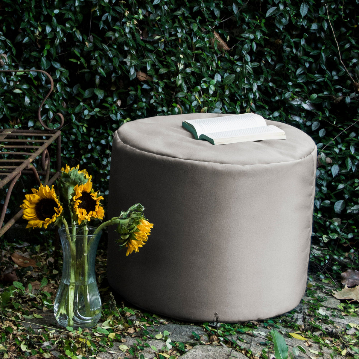 Spring Outdoor Ottoman