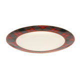 Christmas Tree Tartan Dinner Plate Set of 4