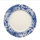 Blue Italian Brocato Dinner Plate Set of 4