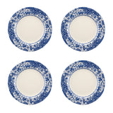 Blue Italian Brocato Salad Plate Set of 4