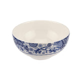 Blue Italian Brocato Large Bowl Set of 4