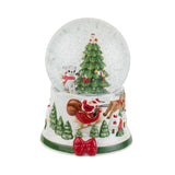 Christmas Tree Rudolph Snow Globe