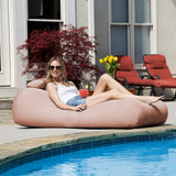 Outdoor Bean Bag Sun Lounger with Sunbrella Cover