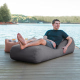 Outdoor Bean Bag Sun Lounger with Sunbrella Cover