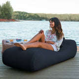 Outdoor Bean Bag Sun Lounger with Sunbrella Cover