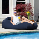 Outdoor Bean Bag Sun Lounger with Sunbrella Cover