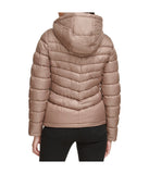 Hooded Packable Jacket W Contrast Lining