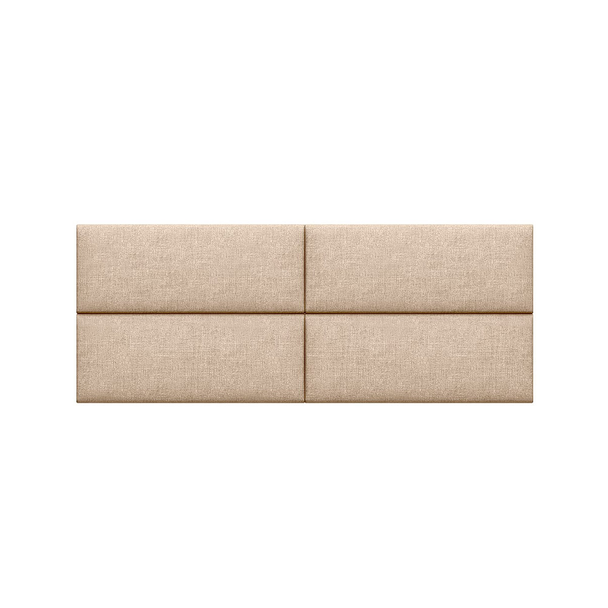 Panelist Modern Padded Headboard Set of 4 Wall Mounted Panels