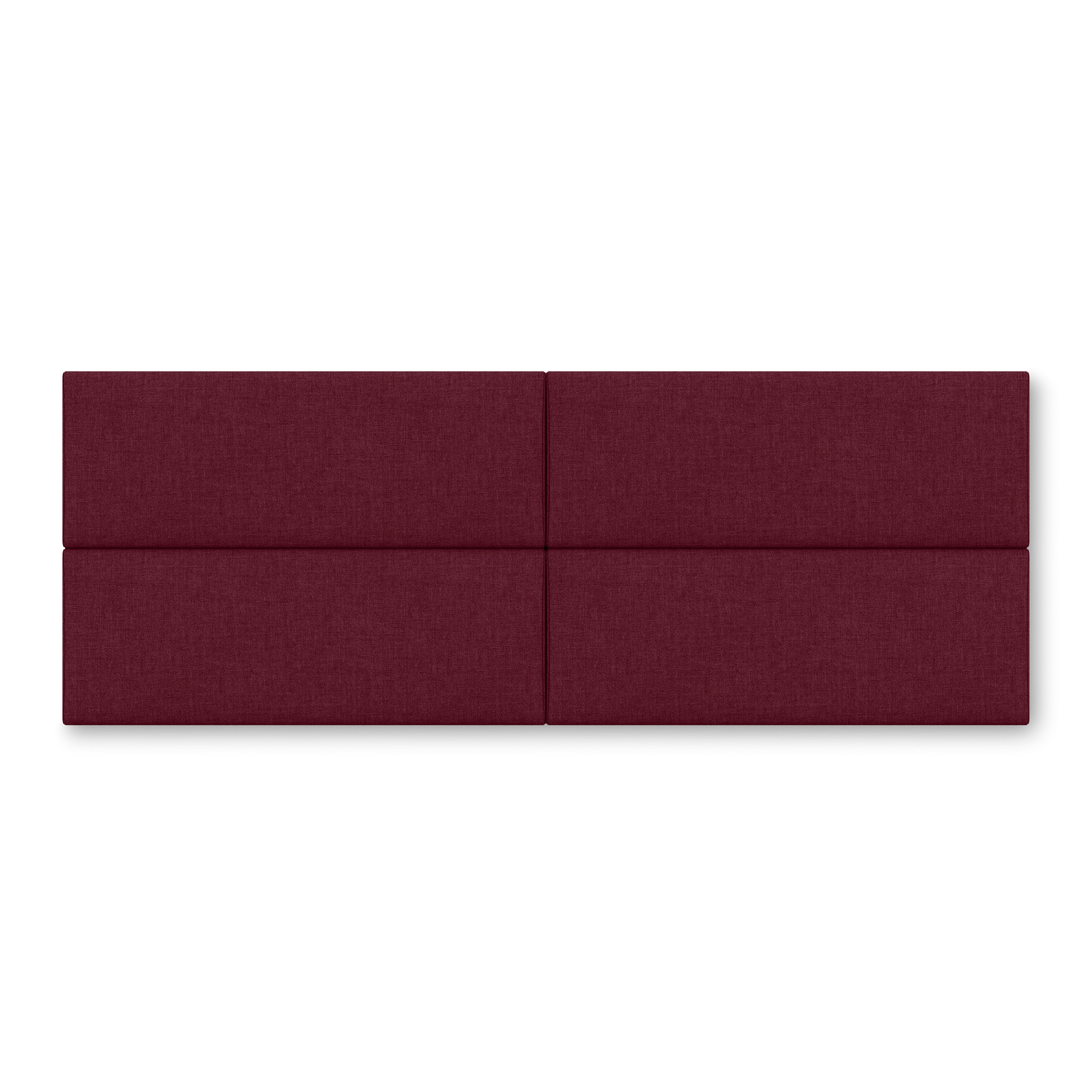 Panelist Modern Padded Headboard Set of 4 Wall Mounted Panels