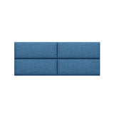 Panelist Modern Padded Headboard Set of 4 Wall Mounted Panels