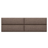 Panelist Modern Padded Headboard Set of 4 Wall Mounted Panels