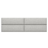 Panelist Modern Padded Headboard Set of 4 Wall Mounted Panels