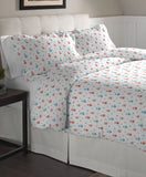 Solid & Print Flannel Duvet Sets