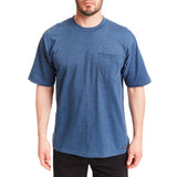 Cotton Crew Neck Tee with Extended Tail