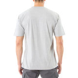 Cotton Crew Neck Tee with Extended Tail