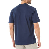 Cotton Crew Neck Tee with Extended Tail