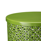 Set of 2 Multi-functional Metal Garden Stools