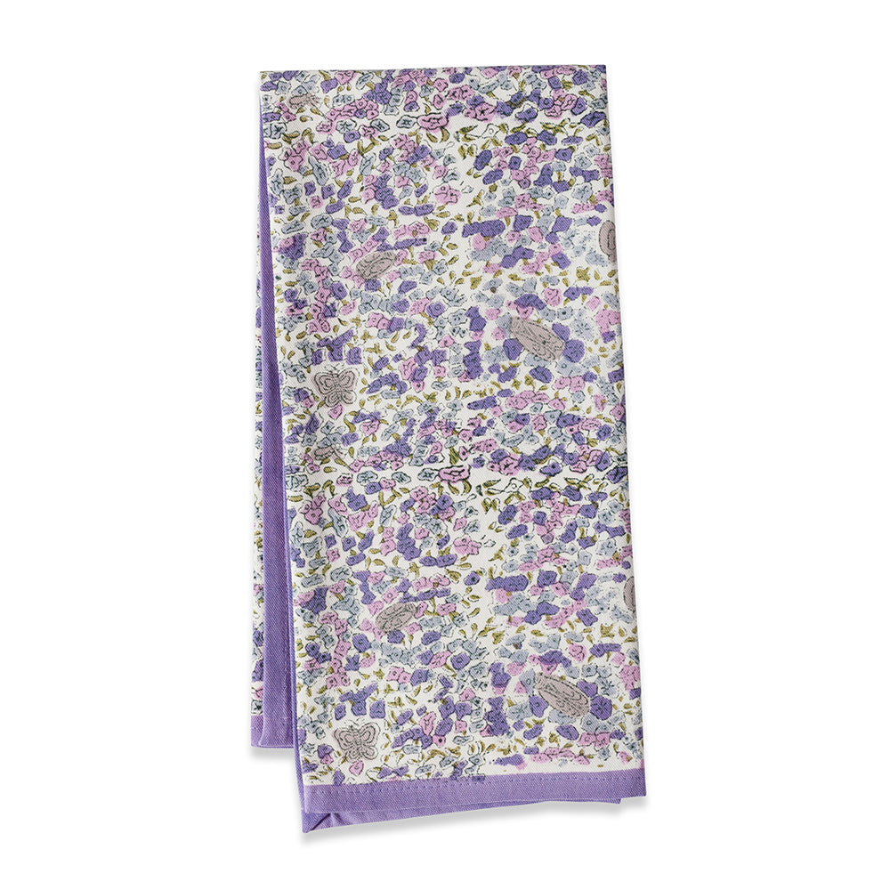 Lavender Purple Tea Towels Set of 3