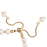 Beads and Pearls Bolo Bracelet