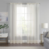 Livia Sheer Rod Pocket Curtain Panel