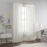 Livia Sheer Rod Pocket Curtain Panel