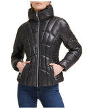 Quilted Puffer Jacket Black