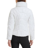 Quilted Puffer Jacket Cream