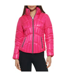 Quilted Puffer Jacket Hot Pink