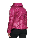 Quilted Puffer Jacket Magenta