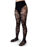 LECHERY LACE PRINT TIGHTS