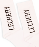 LECHERY UNISEX SIGNATURE LOGO CREW SOCKS