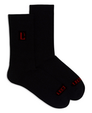 LECHERY UNISEX SIGNATURE LOGO L CREW SOCKS 2