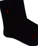 LECHERY UNISEX SIGNATURE LOGO L CREW SOCKS 2