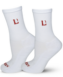 LECHERY UNISEX SIGNATURE LOGO L CREW SOCKS 2