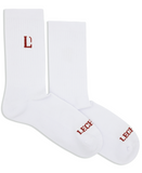 LECHERY UNISEX SIGNATURE LOGO L CREW SOCKS 2