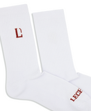 LECHERY UNISEX SIGNATURE LOGO L CREW SOCKS 2