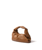 Marshmallow Croissant Bag in Soft Leather Caramel