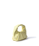 Marshmallow Croissant Bag in Soft Leather Yellow