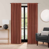 Velvet Blackout Rod Pocket Curtain Panel