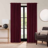 Velvet Blackout Rod Pocket Curtain Panel