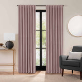 Velvet Blackout Rod Pocket Curtain Panel